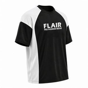 เสื้อยืดโอเวอร์ไซส์ทรงแร็กแลนสำหรับผู้ชายสไตล์สตรีทแวร์ |   เสื้อยืดแฟชั่นลำลองผ้าฝ้ายผสมพรีเมียม | - Product Image 4