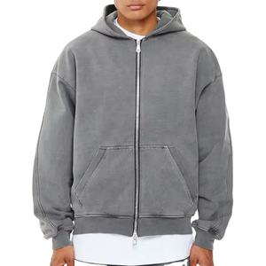 Sweat-shirt épais et lourd pour homme en coton 400 g/m², logo personnalisé, molleton français, sweat-shirt surdimensionné - Product Image 1