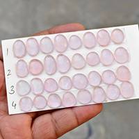 Rosa Natürlicher Rosenquarz Runder Brillantschliff Schmuckherstellung Handgefertigter Edelstein für Partys Hochwertige Seltene Farbe AAA+