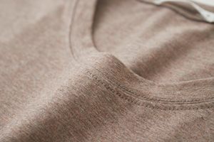 เสื้อยืดผู้ชายใส่ได้ทุกวัน ผ้าคอตตอนผสม 100% คอกลม ใส่สบายสำหรับฤดูร้อน ทรงแอธเลติก แขนสั้น สีพื้น เรียบง่าย - Product Image 4