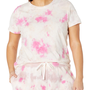 Camisetas Tie Dye Personalizadas Ecológicas y Transpirables de Manga Corta con Cuello Redondo para Mujer - Ropa Casual Urbana con Colores y Diseños Personalizados al por Mayor - Product Image 5