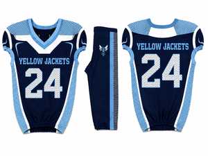 Uniforme de football américain réversible personnalisé de qualité supérieure |   Maillot et pantalon de football vert forêt et blanc |   Vêtements de sport pour équipes par sublimation - Product Image 4