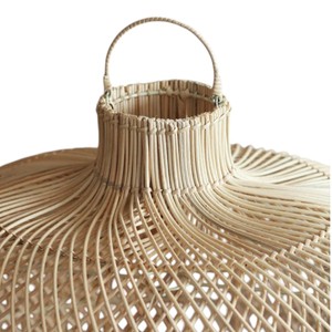 Handcrafted Eco-Friendly Coastal Industrial Lamp <b>Covers</b> Classic Modern Rustic Rattan Lamp Shades for Indoor Home Decoration - Product Image 2