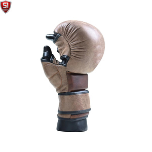 Guantes de Sparring de Cuero Personalizados para MMA, Transpirables, Antideslizantes, Ligeros, Unisex, de Alta Calidad para Boxeo y Muay Thai - Product Image 2