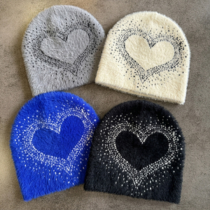 Wholesale High Quality Sublimation Beanie <b>Satin</b> <b>Lined</b> Beanie <b>Hat</b> Contrast Color America Street Beanie with Custom Logo - Product Image 4