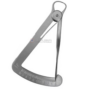 2 instruments de mesure dentaires IWANSON : jauge de couronne de 4 pouces et calibre à ressort droit de 4,5 pouces de long pour cartographie osseuse, 0-40 mm - Product Image 3