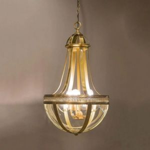 Modern Indoor Outdoor Hanging Lantern <b>Light</b> Metal Frame For Restaurants <b>Bars</b> And Hotels - Product Image 1