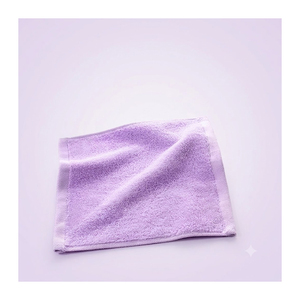 Serviette de bain en tissu éponge doux, couleur lavande, absorbante, pour bébé, serviette de toilette rectangulaire tissée - Product Image 4