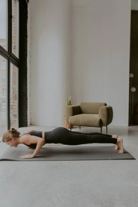 Conjunto de Yoga para Mujer, Leggings de Cintura Alta y Sujetador Deportivo, Ajustado, de Spandex/Nylon, Color Sólido - Product Image 4