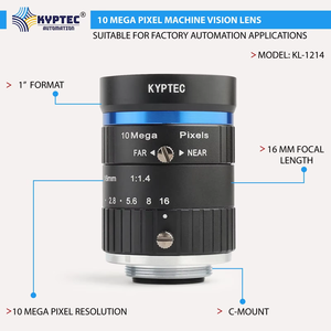 Objectif de caméra de vision industrielle 16 mm, 10 MP, capteur 1 pouce, objectif haute précision pour applications d'automatisation industrielle - Product Image 6