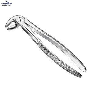 Pinces d'extraction manuelles de marque personnalisée, modèle anglais, taille 4, antidérapantes, moyennes, argentées, classe I, 30 positions de mâchoires, approuvées CE, garantie 1 an - Product Image 1