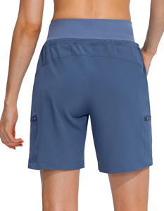 Shorts de sport pour femmes, adaptés aux activités de plein air, au jeu et à la course, unis, anti-UV, nouvelle collection, vêtements de sport actifs, shorts de randonnée pour femmes - Product Image 2