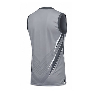 Maillot de volley-ball sans manches personnalisé, uniforme d'équipe avec tissu lisse, design léger et coupe sport confortable - Product Image 5