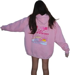 Sudaderas con Capucha Largas de Forro Polar Bordadas Personalizadas de Moda Otoño/Invierno Y2K, Sudaderas Holgadas Cómodas para Mujer - Product Image 2