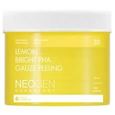 Neogen Lemon Bright Paha Gauze Peeling Pad 30 feuilles par paquet 190ml Exfoliant pour le visage 1 pièce en promotion - Product Image 1