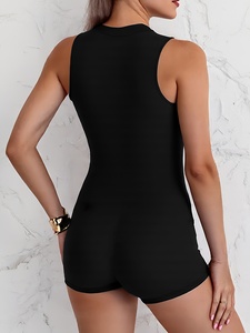 Maillot de bain athlétique brésilien haut de gamme pour femme, haut à manches longues, logo personnalisé, services OEM ODM, marque privée disponible - Product Image 2