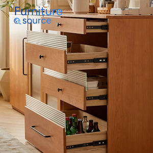 Nordic Solid Wood <b>Sideboard</b> <b>Cabinet</b> - Stylish Nordic Solid Wood <b>Sideboard</b> <b>Cabinet</b> <b>Sideboard</b> Living Room Modern OEM Vietnam - Product Image 1