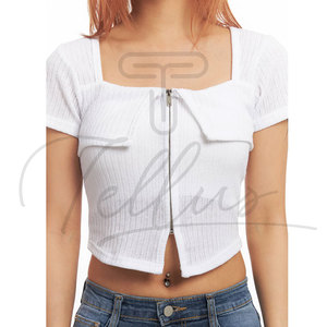 Nuevo Top Corto de Moda para Mujer en Venta, Servicio OEM, Top Corto Cómodo para Mujer - Product Image 1