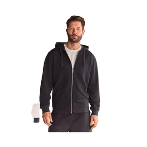 เสื้อมีฮู้ดของผู้ชายผ้าคอตตอน100% มีฮู้ดปักดีไซน์3D มัดย้อมธรรมดาพิมพ์ลายทรงหลวมสำหรับฤดูหนาว - Product Image 5