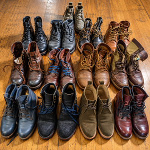 Wholesale 100% Genuine Leather Chukka <b>Boots</b> <b>Men</b> Ankle Lace-Up Work <b>Boots</b> Canceled Export Order Bangladesh Factory Surplus Bulk - Product Image 5