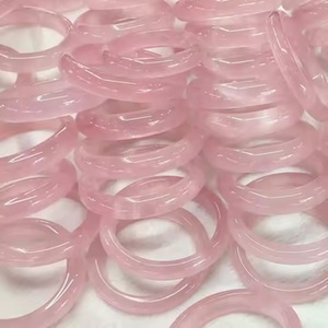 Vente en gros de bracelets en cristal de quartz rose naturel bijoux artisanaux en cristal bracelets en pierres naturelles - Product Image 2