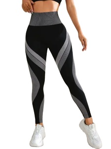 Leggings de yoga taille haute élastique pour femmes, vêtements de sport grande taille, vêtements de fitness, leggings sans couture, pantalons serrés pour femmes, nouveauté - Product Image 2