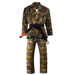 Camuflaje impreso brasileño jiu jitsu Kimono calidad premium BJJ GI logotipo personalizado hombres entrenamiento Judo Karate uniforme - Product Image 2
