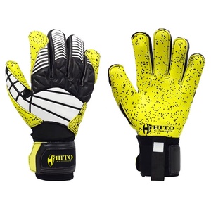 Guantes de Portero Personalizados con Material de Alta Calidad, Deportes Profesionales, Impresión de Silicona en la Parte Posterior de la Mano y Látex Acuático en la Palma Delantera - Product Image 1