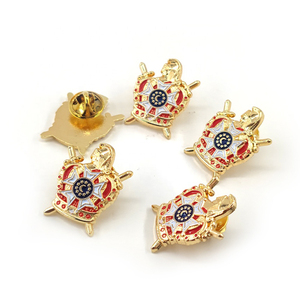 Custom Knights Templar Masonic Lapel <b>Pin</b> Gold Plated Soft Enamel Metal <b>Badge</b> Freemason <b>Pin</b> OEM Manufacturer - Product Image 3