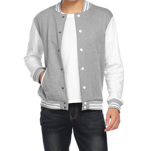 High Quality OEM Varsity <b>Jacket</b> with Chenille Embroidery and Leather Sleeves Custom Baseball Letterman Varsity <b>Jacket</b> <b>for</b> <b>man</b> - Product Image 2