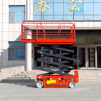 Mesa Elevatória Hidráulica Manual Tipo Tesoura com Plataforma de Elevação e Transporte de Cargas