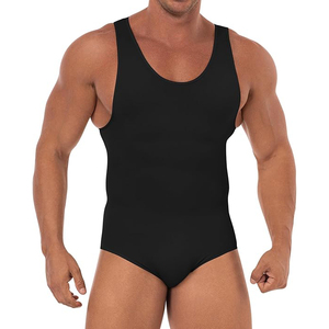 Compression <b>Jumpsuit</b> Unisex High Elastic Antibacterial Breathable Quick Dry Seamless Spandex/Nylon Full Body Sports Romper - Product Image 1