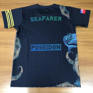 Custom Mens Rugby Jersey Uniform Breathable Quick Dry Polyester Team Shirt Sublimation Print OEM Rugby Sportswear - Product Image 6