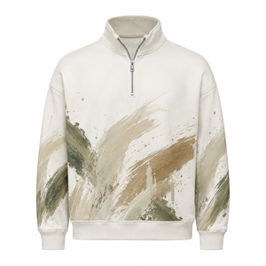 Wholesale Men's Lined Oversized Lightweight Custom Logo Pullover Sweatshirt Athletic Fitness Casual Fashion Apparel - Product Image 1