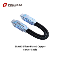Kabel MCIO 4X SFF-TA-1016 ke SFF-TA-1016 Gen5 untuk Cluster Pelatihan AI