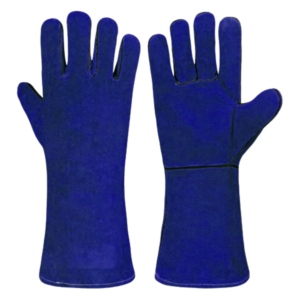 Hot Sale Customized Logo Split Leather Welding <b>Gloves</b> Reflective Safety Construction BBQ <b>Gloves</b> for Industrial Use - Product Image 2