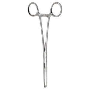 Pinza uterina Schroeder curva de un solo diente, instrumento quirúrgico ginecológico de acero inoxidable, venta al por mayor del fabricante - Product Image 6