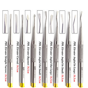 Juego de 7 Elevadores Dentales PDL de Acero Inoxidable Reutilizables con Empuñadura Ergonómica, Certificación CE, Dogmatic International - Product Image 1