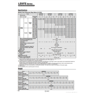 Actionneur électrique pneumatique SMC LEKFS16EA-200 vérins - Product Image 1