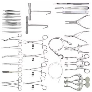 Premium German Quality Cranial Brain Tumor Craniotomy Neurosurgery Set Basic Neurosurgical & Spinal Surgery Stainless steel CE - Product Image 2