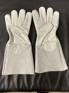 Welding <b>Gloves</b> Leather Waterproof Anti-Vibration Palm Protection Multi-Functional Wear-Resistant Silicone-Free - Product Image 2