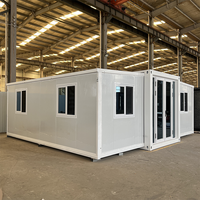 Maison modulaire préfabriquée en Chine, 2 chambres, prête à l'emploi, kit de maisonnette modulaire, maison conteneur à vendre
