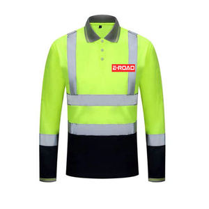 Camiseta Polo Reflectante de Alta Visibilidad, Manga Larga y Corta, Ropa de Trabajo de Seguridad, Uniforme Industrial Transpirable, Ropa de Seguridad de Neón - Product Image 6