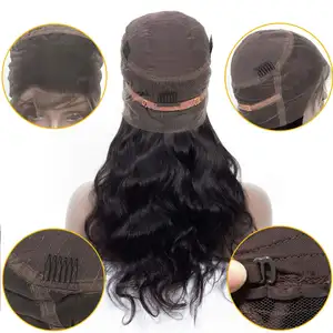 Body Wave 360 Brown Lace Frontal Closure Wig Mink Brazilian Human Hair Lace Front Wigs Black Human Hair For Black Women