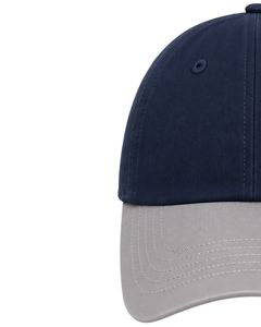 Manufacturer Navy Blue And Light Grey Two Tone Baseball <b>Cap</b> Adjustable Unisex Cotton Casual Sports Outdoor Fashion <b>Hat</b> <b>Cap</b> - Product Image 3