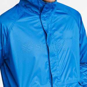 Breathable Packable Outdoor Men <b>Rain</b> <b>Jacket</b> With Waterproof Shell Adjustable <b>Hood</b> Full Zip For Hiking Running Fishing - Product Image 5
