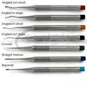 Juego de Instrumentos Manuales para Elevación de Raíces Dentales, 7 Piezas, Acero Inoxidable de Alta Calidad, Certificado CE, Extracción Eficiente - Product Image 3