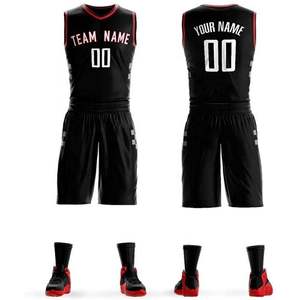 Suministro Directo de Fábrica, Uniforme de Baloncesto con Diseño Sublimado en Tela Interlock, Diseño de Bandera Personalizado, Precio al por Mayor, Pantalones Cortos de Jersey - Product Image 6