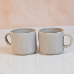 <b>Silver</b> Lustrous New Bone China Ceramic <b>Tea</b> Cups <b>Set</b> of 2 - Product Image 4