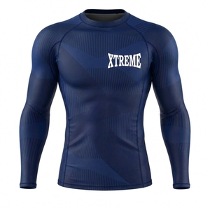 Custom Color Men's MMA <b>Rash</b> <b>Guard</b> Durable Polyester <b>BJJ</b> <b>Rash</b> <b>Guard</b> Sparring Practice Training Aid <b>Rash</b> <b>Guard</b> Custom Design - Product Image 6
